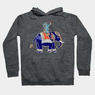 Madhubani elephants Father’s  Day Hoodie